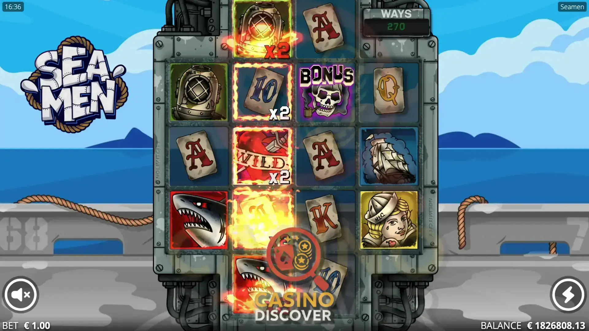 Seamen by Nolimit City: Slot Gameplay